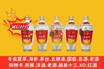 信阳潢川县回收老五粮液
